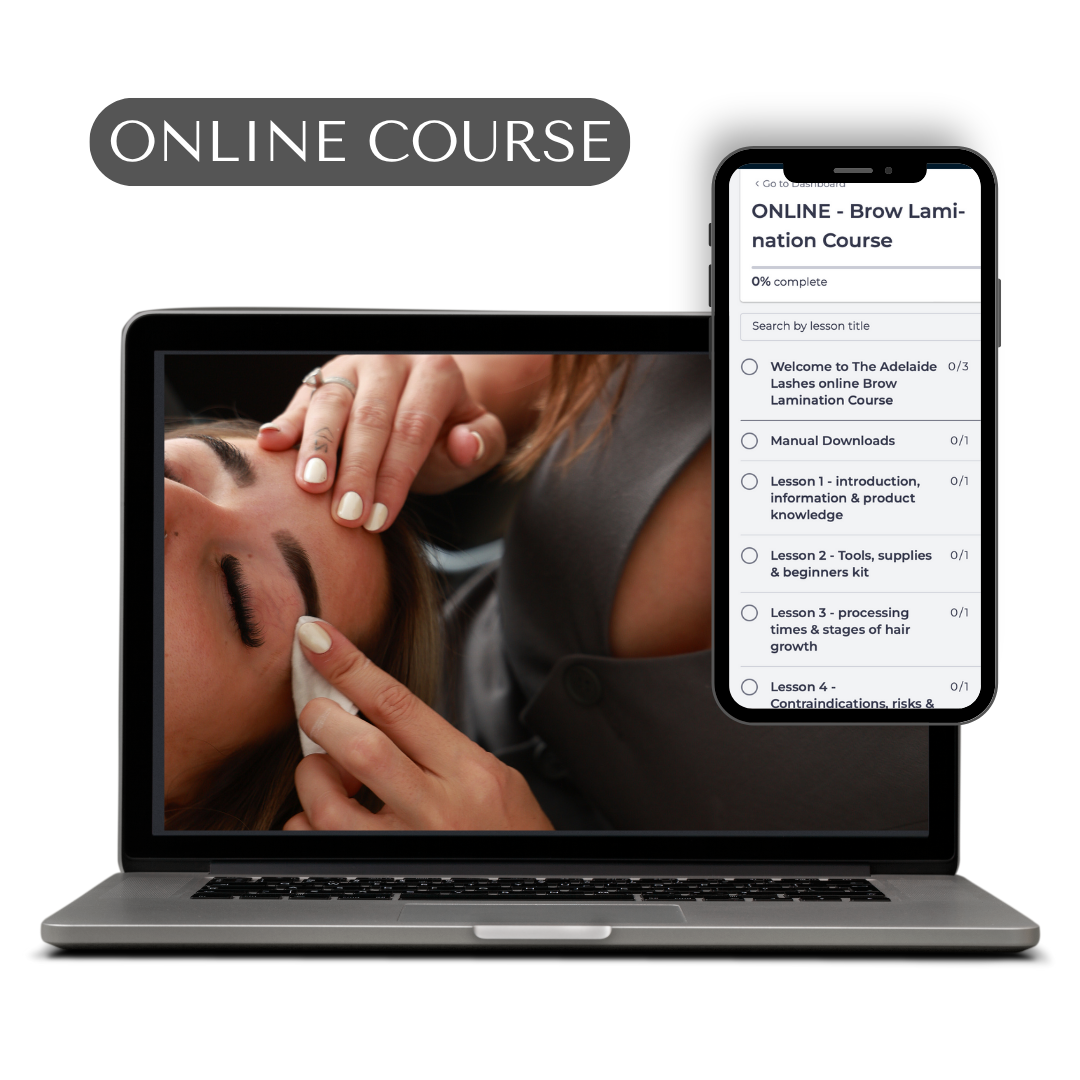 ONLINE - Brow Lamination Course